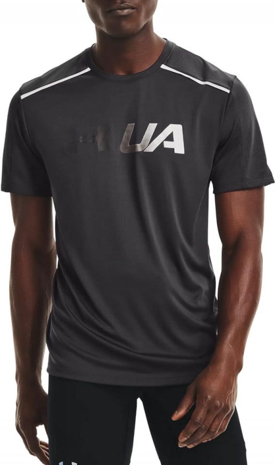 Tricou Under Armour UA RUN Graphic Print Fill SS-GRY