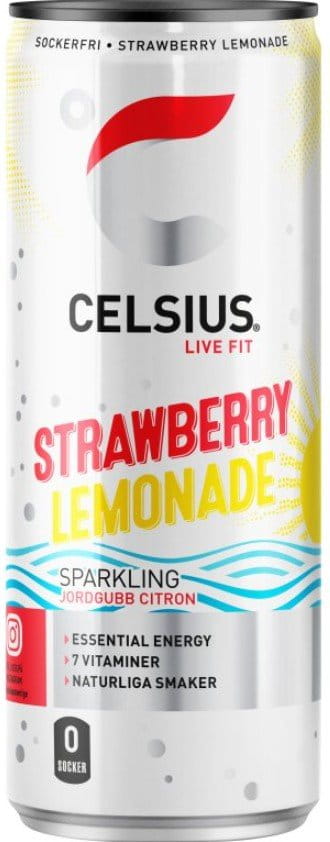 Power și băuturi energizante Celsius Energy Drink Strawberry Lemonade 355ml
