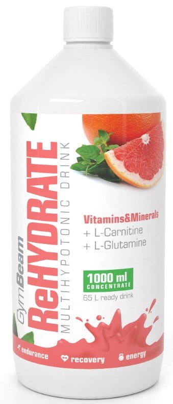Băuturi ionice GymBeam Iont drink ReHydrate - pink grapefruit