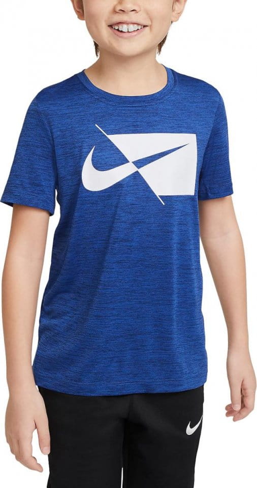 Tricou Nike HBR T-Shirt Kids Blau Weiss F492