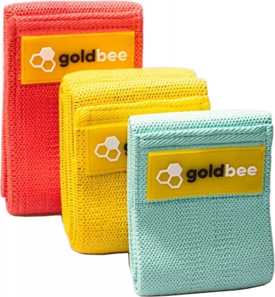 Benzi elastice GoldBee Textile Resistance Band Set 3P