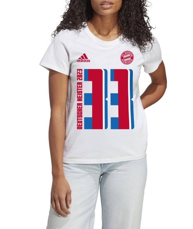 Tricou adidas FC Bayern Munchen Meister T-shirt 2023 W